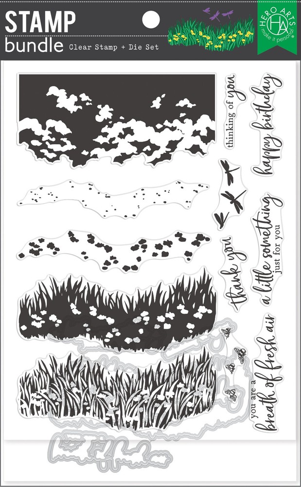 HERO ARTS – ACRYLIC STAMPS – BREATH OF SPRING