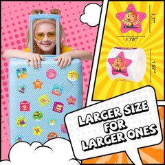 600PCS Scratch and Sniff Reward Stickers for Kids, Scented Classroom Stickers