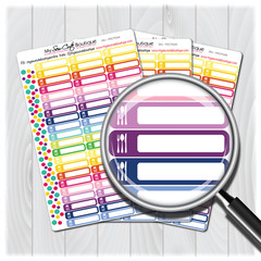 Food Label Planner Stickers for Diary Calendars, Journals and Scrapbooking