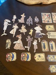 Beautiful Women 20s-60s Fashion Models Junk Journal Collage Scrapbook 37 Pc Lot