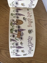 Vintage Jumbo Border Beehive Flower Sticker ROLL by Debra Jordan Bryan Stickers