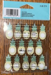 Jolees PINEAPPLE REPEATS Tropical Fruit Hawaii Alcohol Drinks Scrapbook Stickers