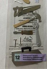 A Touch of Jolee’s Tool Box Dimensional Scrapbooking Stickers Handyman New