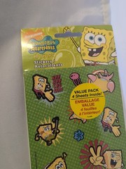 Vintage 2006 Spongebob Squarepants Stickers – New In Package / Nickelodeon