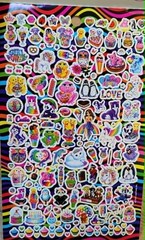 Lisa Frank Sticker Book 5 Sticker Sheets 600 Stickers Bendon New Booklet