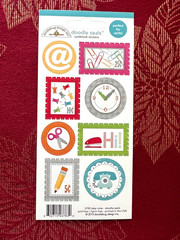 NEW – DOODLE SEALS STAMPS SO CUTE CARDSTOCK STICKERS – HOME SCHOOL NOTES