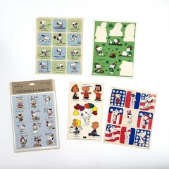 Vtg Sticker Lot Hallmark Peanuts Disney Muppets E.T. Cabbage Patch 80s 32 Sheets