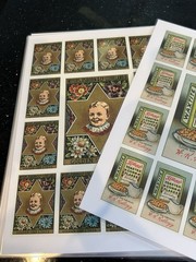 Large Junk Journal Material Victorian Advertising uncut laminated Ephemera