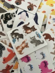 ♡ 5 Mods Sandylion FUZZY Mix Grab Mystery Vintage Stickers Random ♡