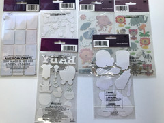EK Success Sticko Baby Safari Scrapbook Stickers Lot Animals Nursery Food