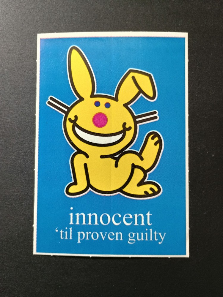 Happy Bunny Sticker Jim Benton Cute Funny Humor Vending Machine Sticker