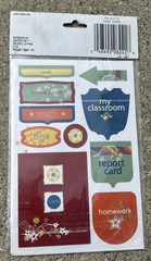 KEEPSAKE ESSENTIALS STICKERS SCHOOL ACTIVITIES 2 SHEETS
