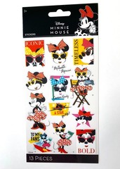 Lot of 2 EK Success Minnie Mouse Sticker Sheets Hollywood & Classic Minnie