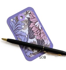 William Morris Inspired Tall Tags – Junk Journals Planners Scrapbooks Ephemera