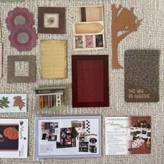 AUTUMN Themed Embellishments Kit