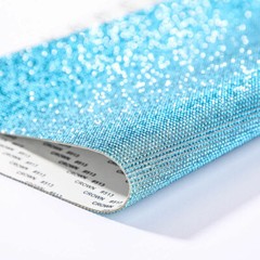 DIY White Glitter Crystal Rhinestone Sticker Sheet Self Adhesive Decal Decor Red