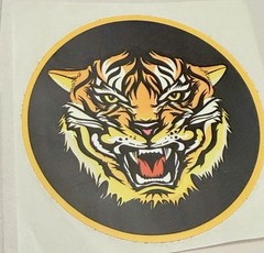 Vintage Sticker Decal Lot Rare Weiner Dog NY Boston Groovy Tiger NY Boston NH