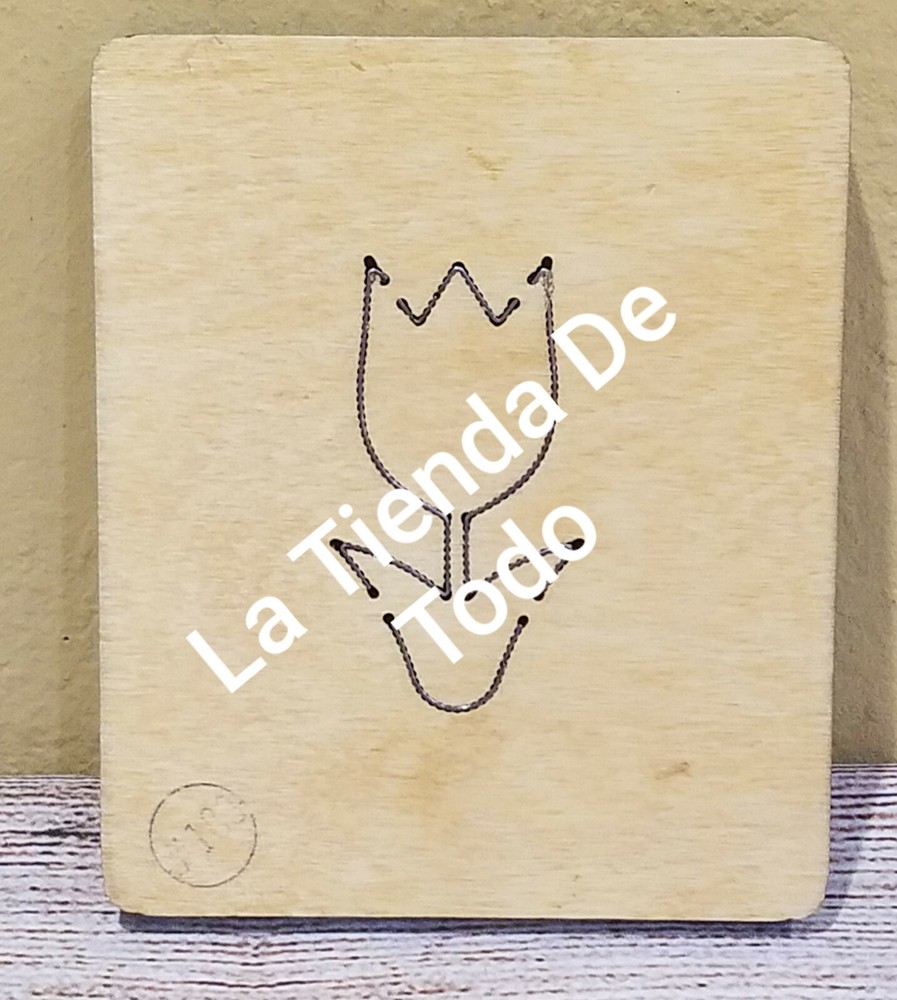 WOOD WOODEN PAPER CUTTING BLADE DIE TULIP FITS ACCUCUT SYS READ