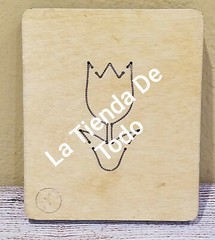 WOOD WOODEN PAPER CUTTING BLADE DIE TULIP FITS ACCUCUT SYS READ