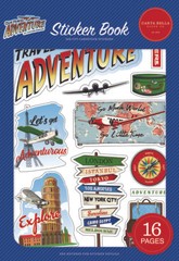 Carta Bella Paper OUR TRAVEL ADVENTURE Scrapbooking Sticker Book