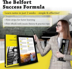 Essential 88-Key Piano Stickers – Reusable, Gift Box Included for All Ages