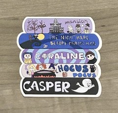 NEW Once More With Love ❤️ Halloween Movies Vinyl Sticker OMWL