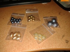 5X BAGS EMBELISHMENTS WITH PEARLS ETC FOR SCRAPBOOKING/JOURNALS NEW (P13)