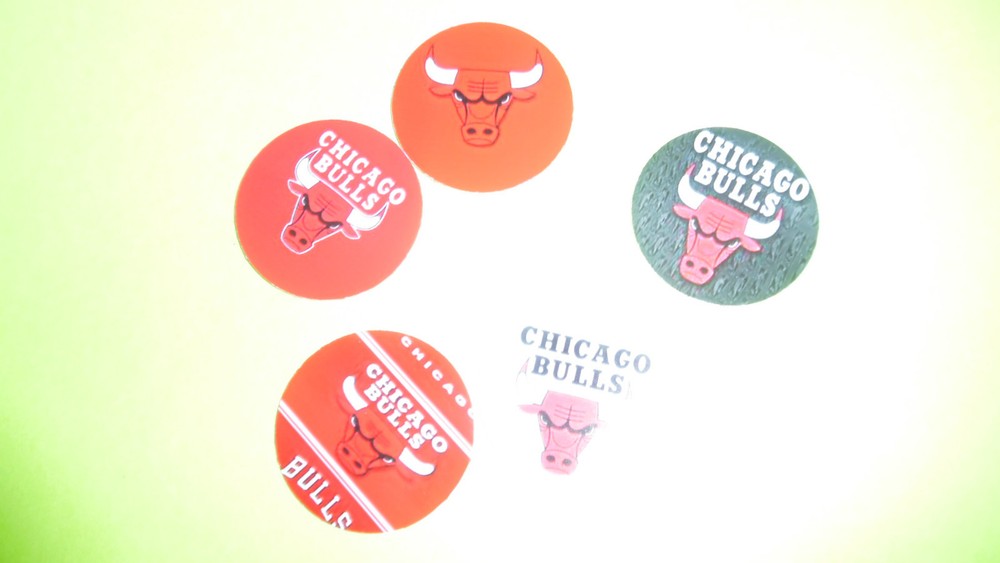Pre Cut One Inch Bottle Cap Images Chicago Bulls Free Shipping
