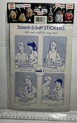 Vintage CELEBRITY Mark 1 SCRATCH & SNIFF STICKERS Chocolate New In Pack