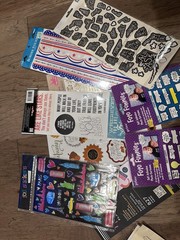 HUGE Lot 75+ Sheets Scrapbooking / Art Supplies / Embellishments Stickers Stamps
