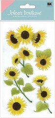 U Choose💋Flower Scrapbook Stickers Jolee’s Paper House Crafts Rose Daisy Floral