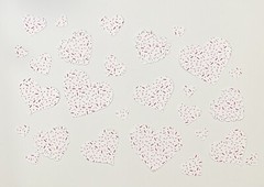 450+ Super Fun Heart Die Cuts Mixed Pink Pack Valentines Embellishment/Ephemera