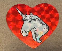 Vintage Unicorn Stickers 80’s Prisms + Rare Foiled Illuminations Fantasies Sheet