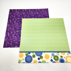 Scrapbook Paper Lot 12×12 Paper Pizazz & Hot off the Press Pattern 50 Sheets B