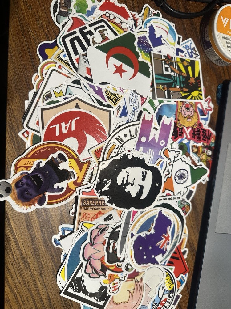 Mystery Sticker 10 Piece Random Vinyl Decal Laptop Water Bottle Skateboard