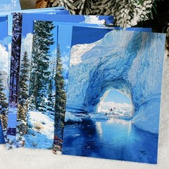 10 Sheets Woods Country Scenery Paper Scrapbook Junk Journal Album Wall Collage