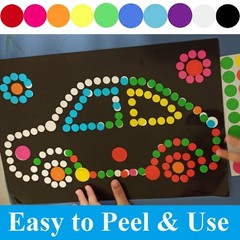 700 PCS Dot Stickers 3/4 Inch Color Coding Labels Round Colored Dot Stickers,…