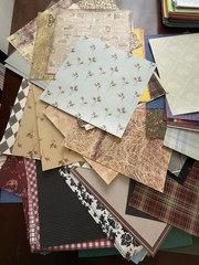 Huge Lot of Scrapbooking Art Supplies Mixed Lot Stickers Tools Paper & More