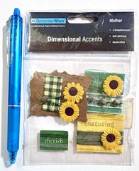 Sunflowers Stickers Scrapbooking Card Journal Planner Remember When