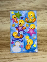 Vintage Sandylion Looney Tunes Tweety Bird Sticker Sheet 2000s Y2K