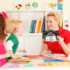 Happy Birthday Cake Recognition Awards, Kids Classroom Certificate Card Gift