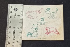 Vintage 1980s Cookie Bears Stick Ons Sticker Sheet – Color & Collect Retro