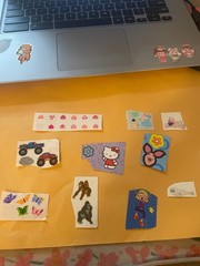 Vintage 10 Sandylion Stickers
