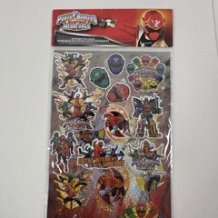 Power Rangers super Megaforce sticker fun pack 2 packs of 3 sheets 2014