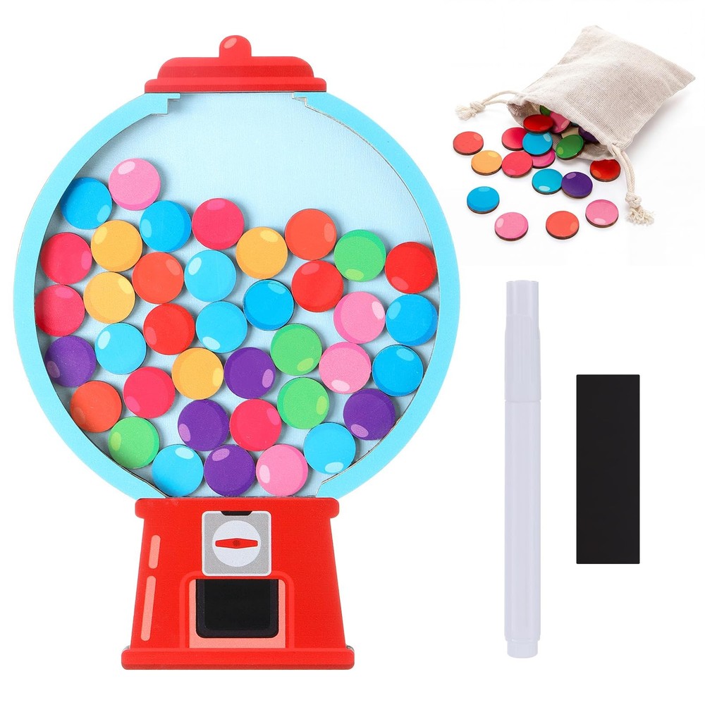 Gumball Machine Magnetic Reward Jar Colorful Bubble Gumball Classroom Reward …