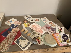 VTG To Modern Junk Journal Scrapbooking Lot. Ephemera Photos Cards Trinkets More