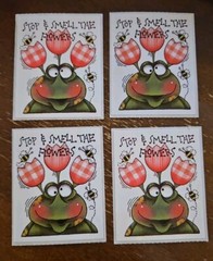 Provo Craft Scrapbooking Stickers, Prove Craft frogs, flowers and bees stickers