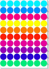 Dot Sticker 2100 Pcs, 3/4″ Blank Garage Sale Price Stickers, Circle Sticker‘S, C