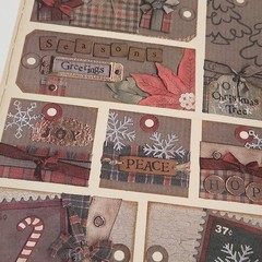 NEW Lot CHRISTMAS HOLIDAY Scrapbooking Cardstock Stickers Borders -G