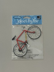 Rare Retired Jolee’s Boutique 3D Dimensional Bicycle 10-Speed Bike Red Sticker